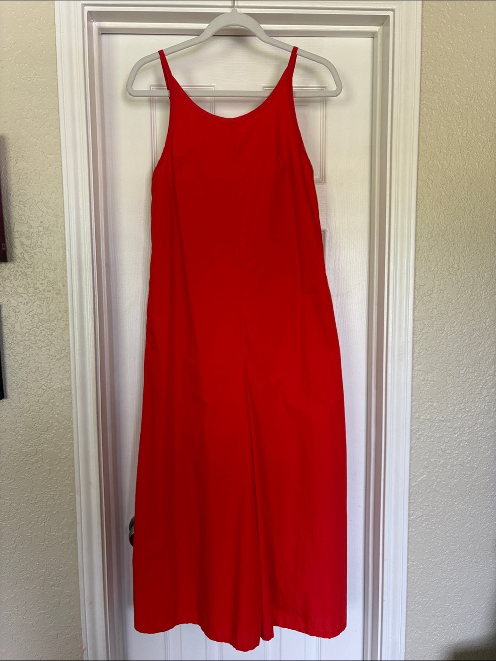Anthropologie Maeve Sleeveless Orange Jumpsuit